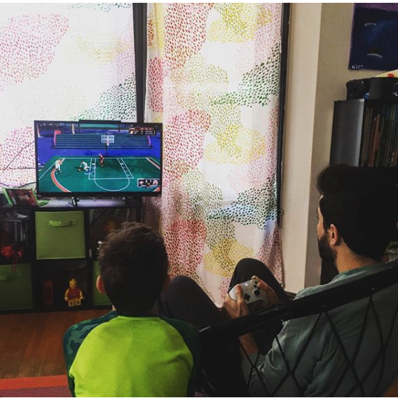 Bonding over video games.