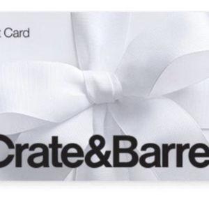 Crate & Barrel Gift Card
