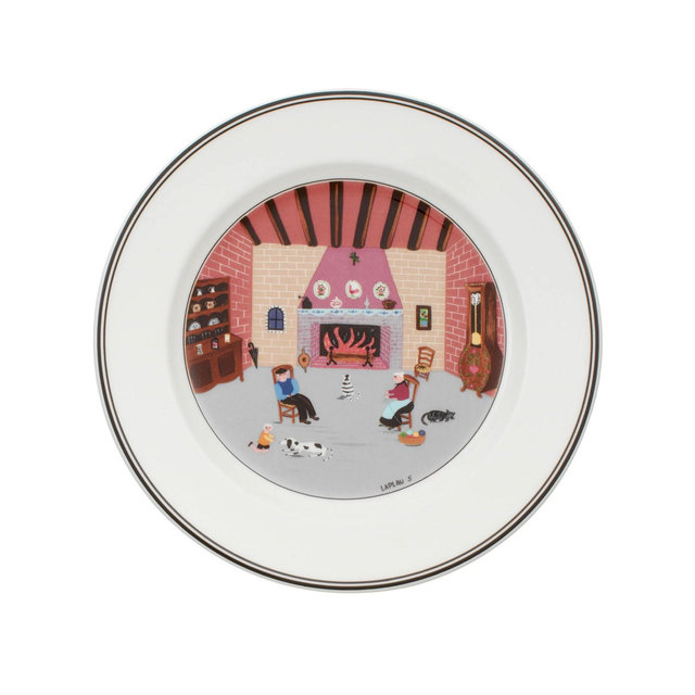Villeroy & Boch Design Naif Salad Plate By the Fireside