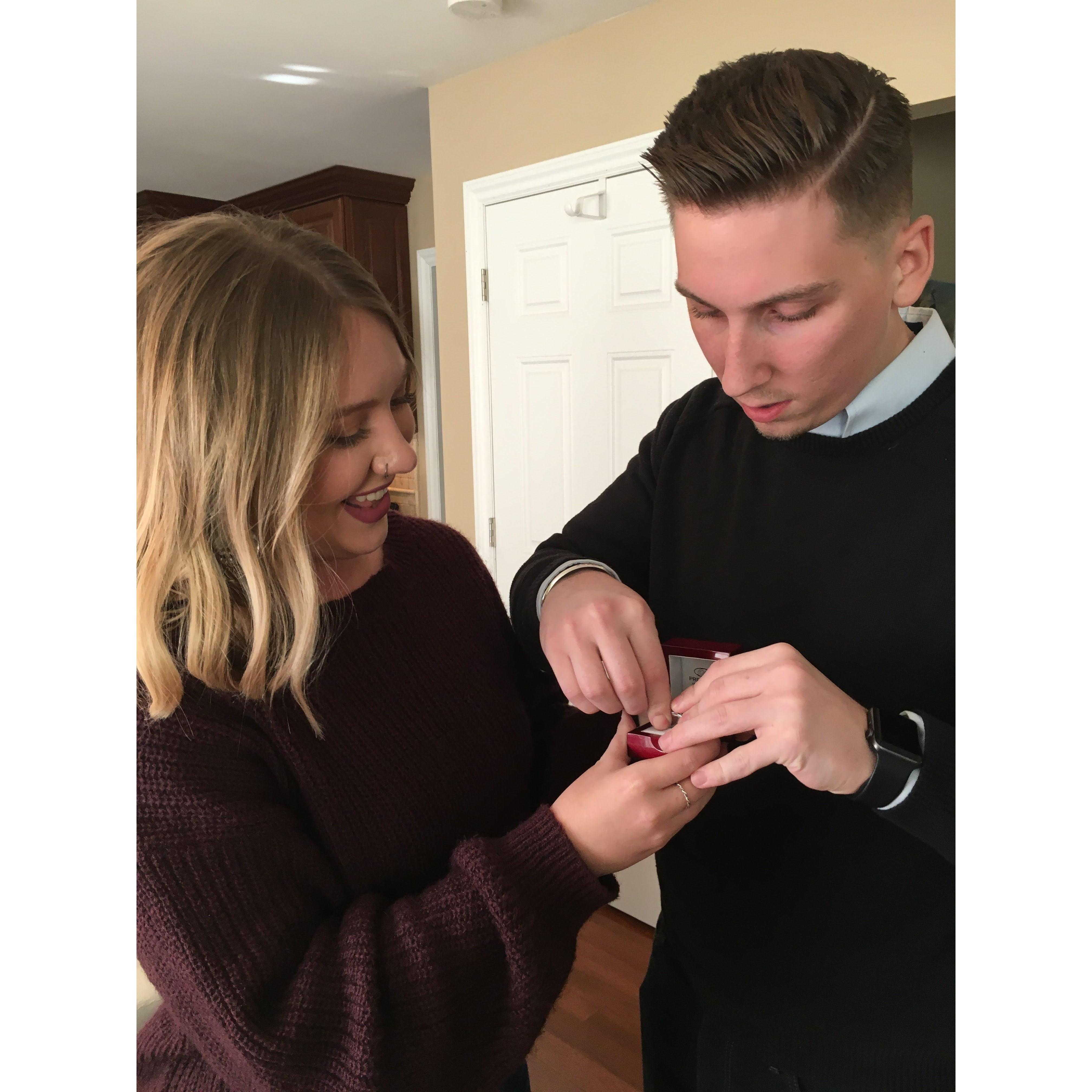 November 23, 2017
The day Cody proposed