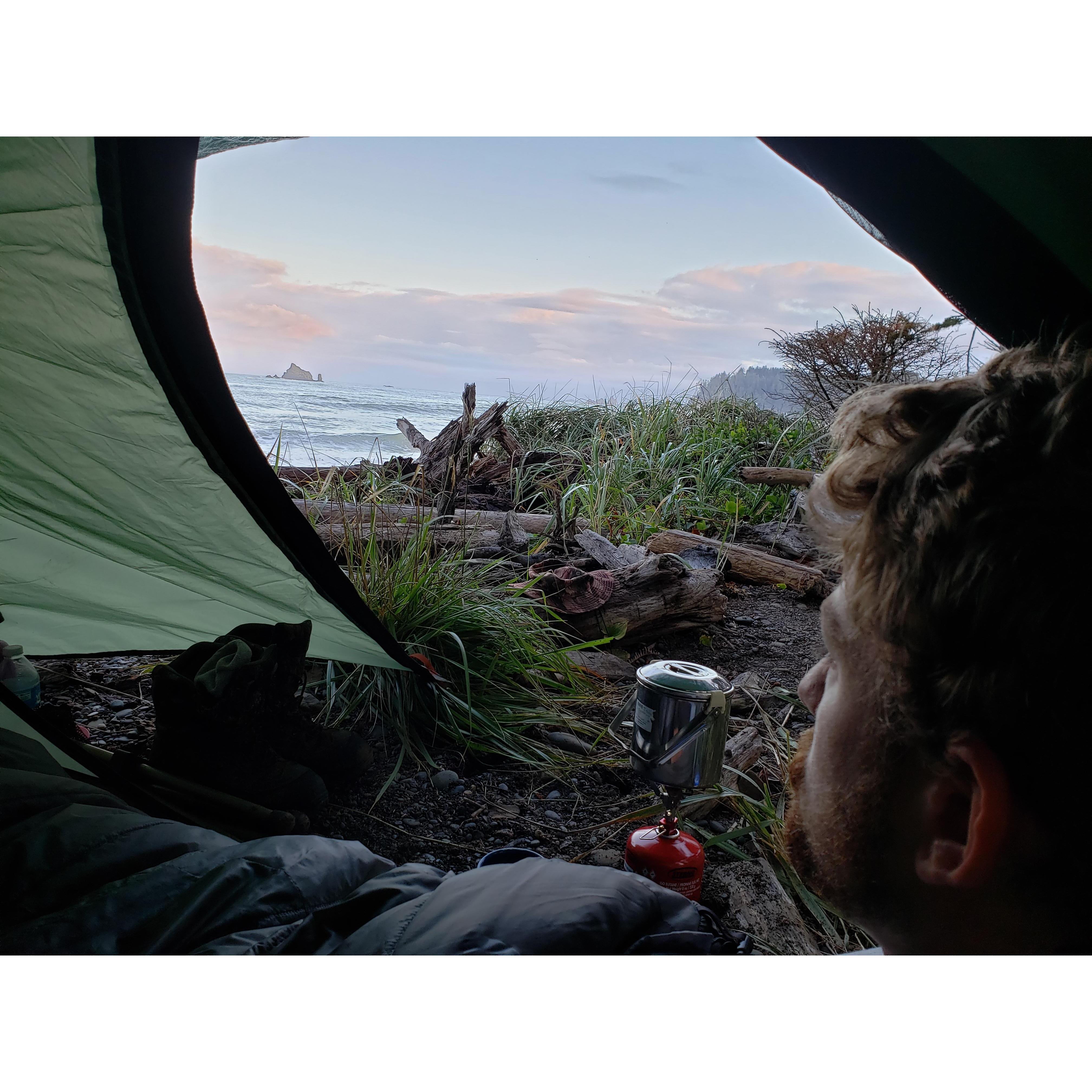 Morning Views of the Pacific Ocean