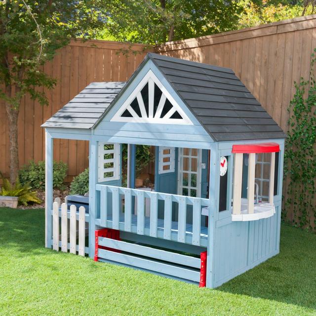 Trail Timber Wooden Outdoor 7' x 6' Playhouse