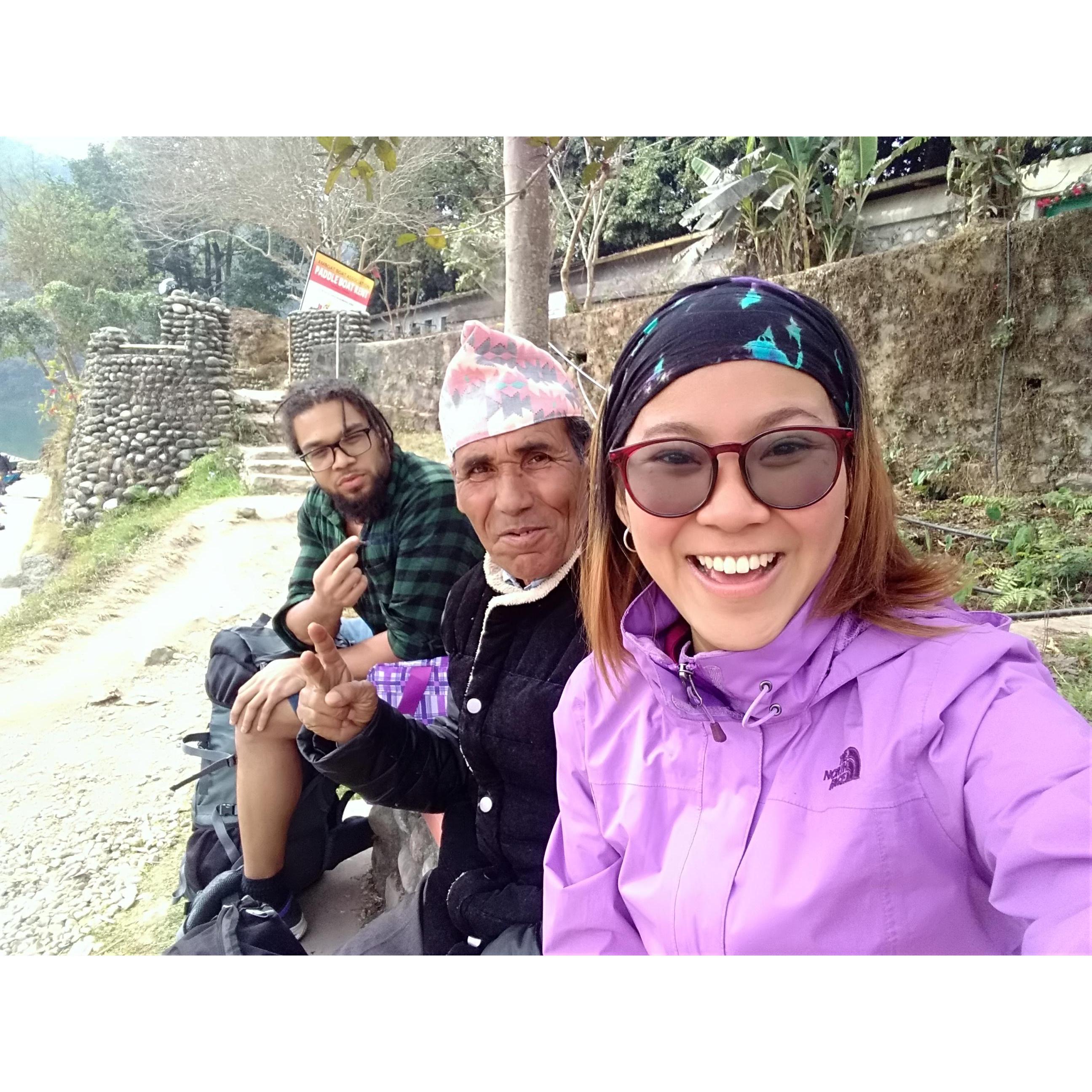 Smoking a joint with a random older local dude in Nepal on Shivaratri. True Story.