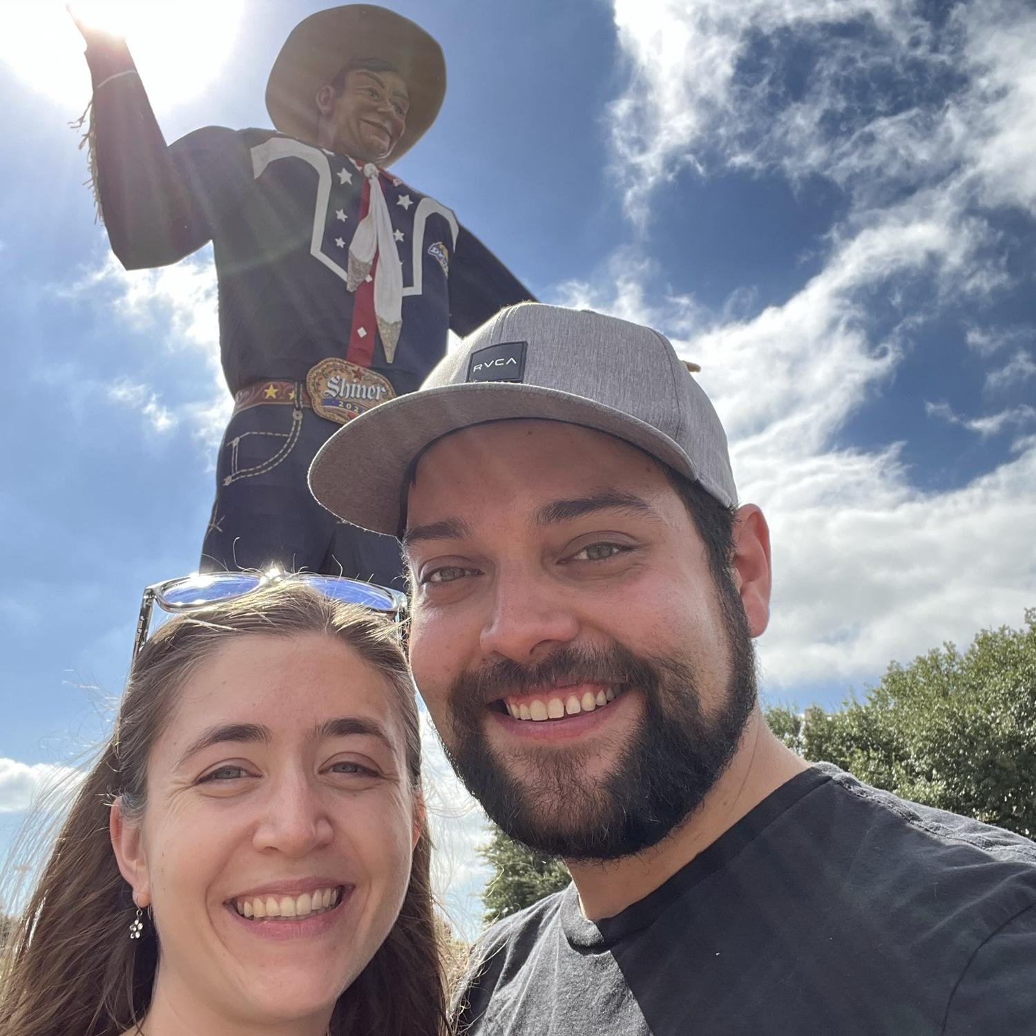 Taken right before “Big Tex” throws the sun at us.