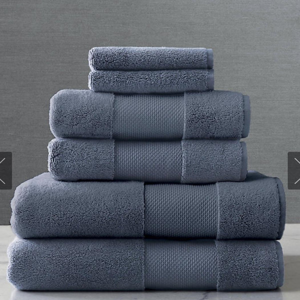 Frontgate Resort Collection Bath Towel - Six-piece Set - Indigo Blue