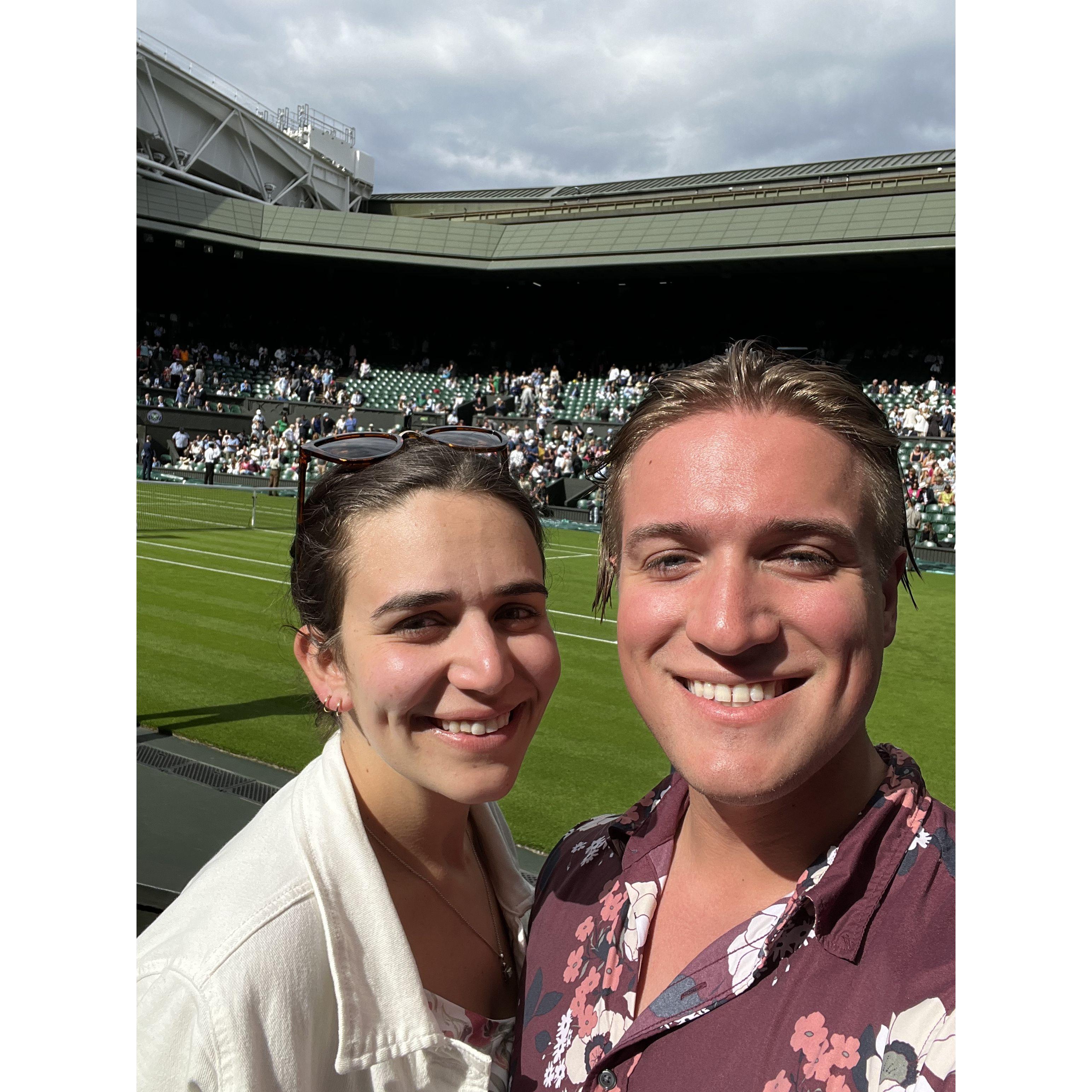 Enjoying Wimbledon!