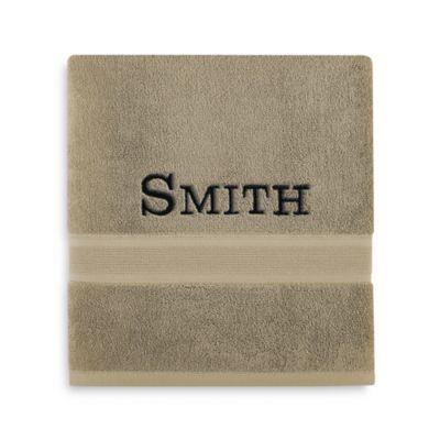 Monogrammed  Wamsutta® Icon PimaCott® Bath Towel in Port