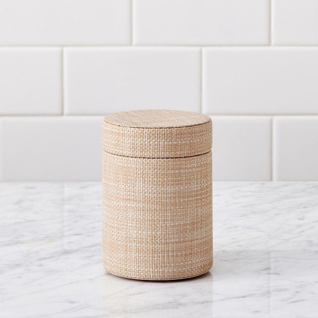 Raffia Canister, Medium