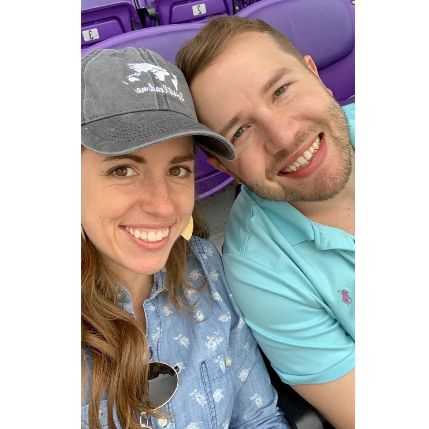 Only LSU baseball we got this year (a scrimmage) before COVID closures.