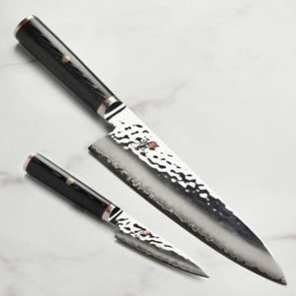 Miyabi Mizu SG2 8" Chef's Knife and parring knife set