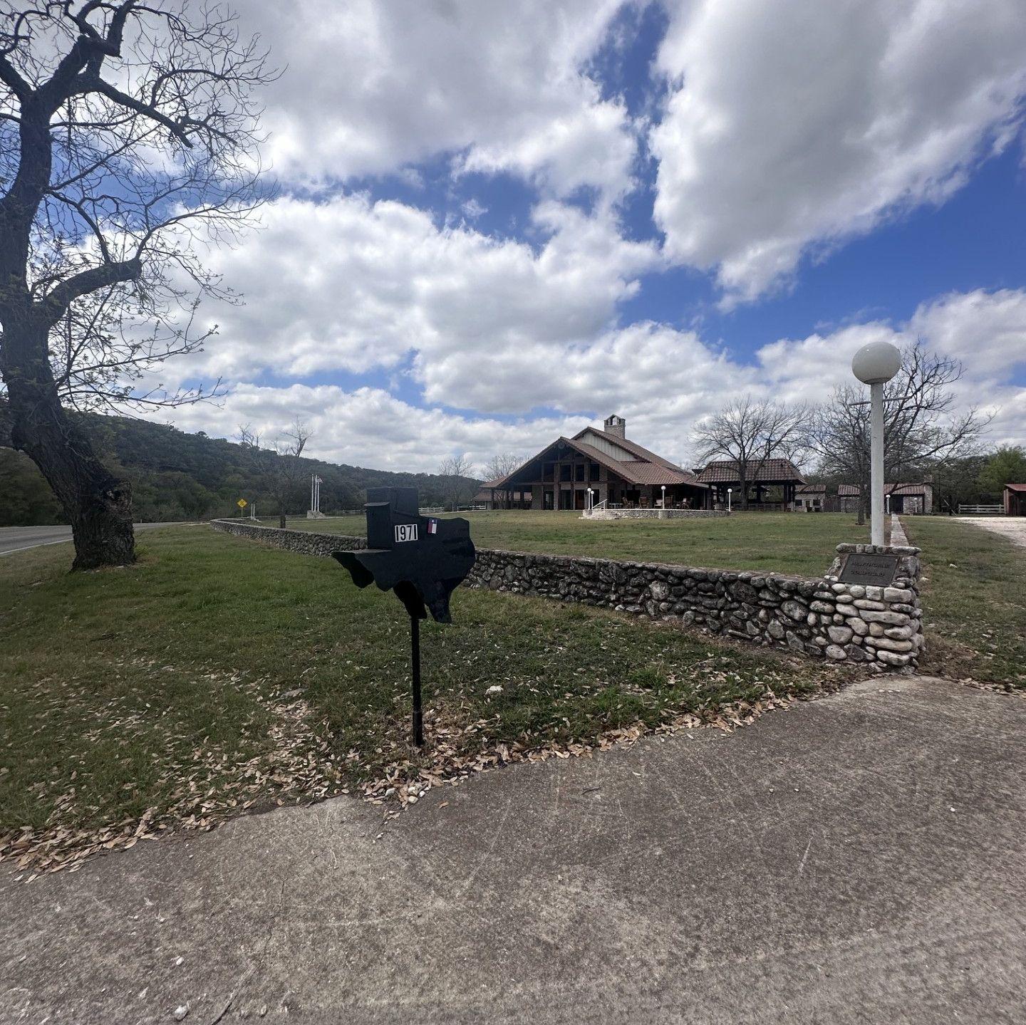 Entrance to The Hawthorne Compound
