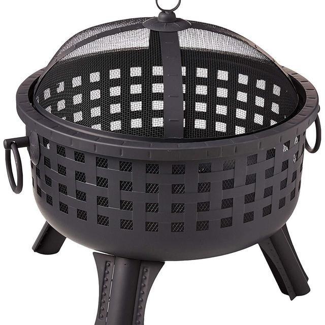 Landmann 26364 23-1/2-Inch Savannah Garden Light Fire Pit, Black