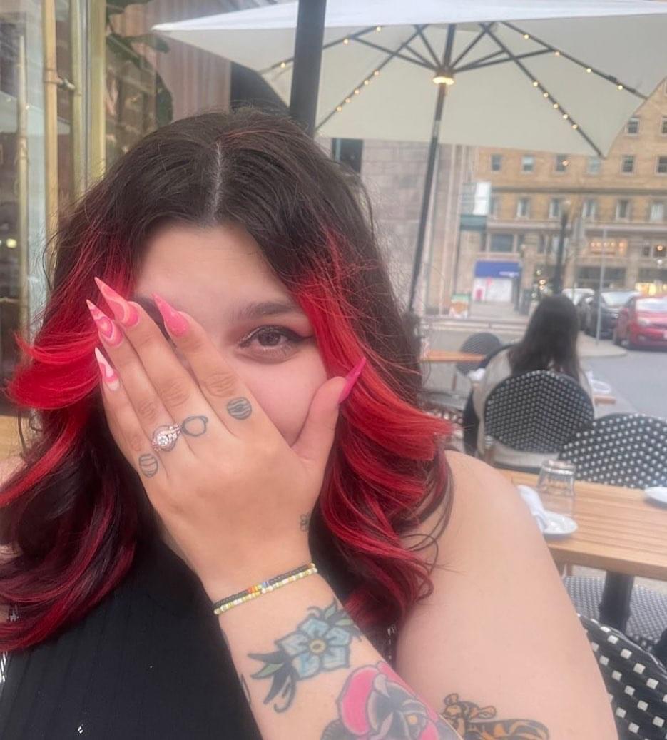 The immediate aftermath of X asking me to marry him.