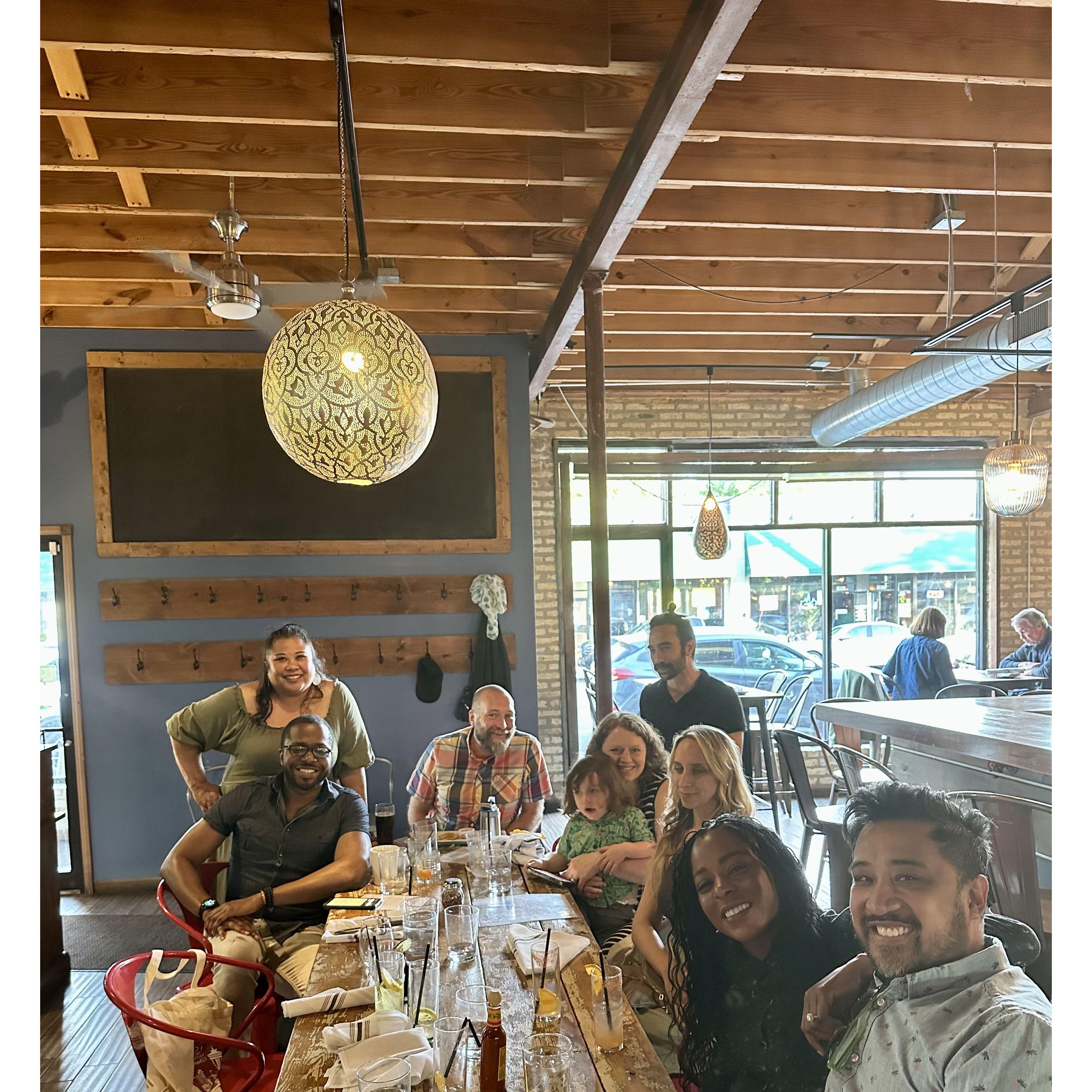 Engagement dinner in May 2023