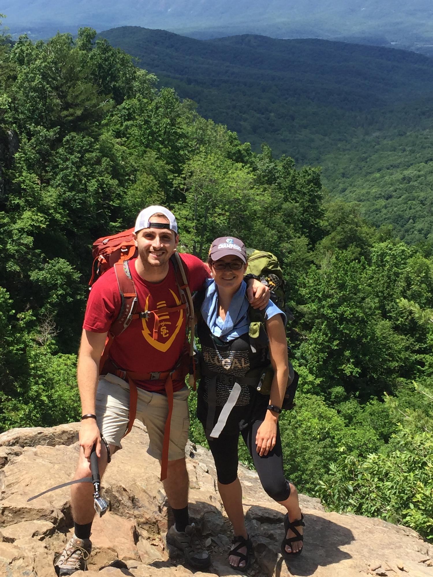 2017: Backpacking trip in Shenandoah National Park