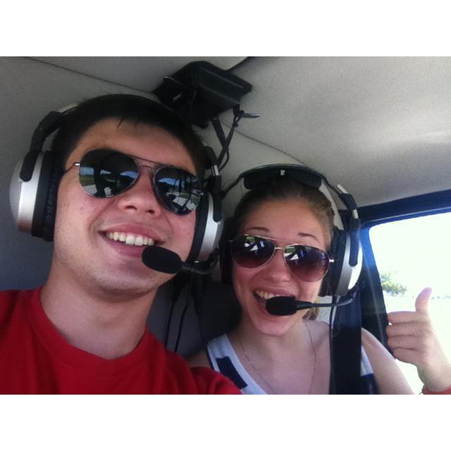 Sabrina's first Helicopter Flight, June 2014