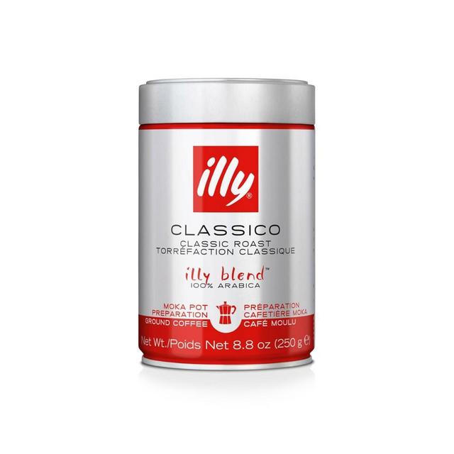 illy Ground Moka Classico Coffee Medium Roast