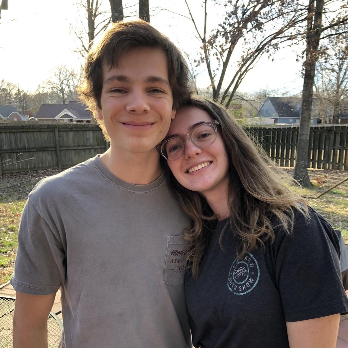 Our first trip back to Memphis after we started dating