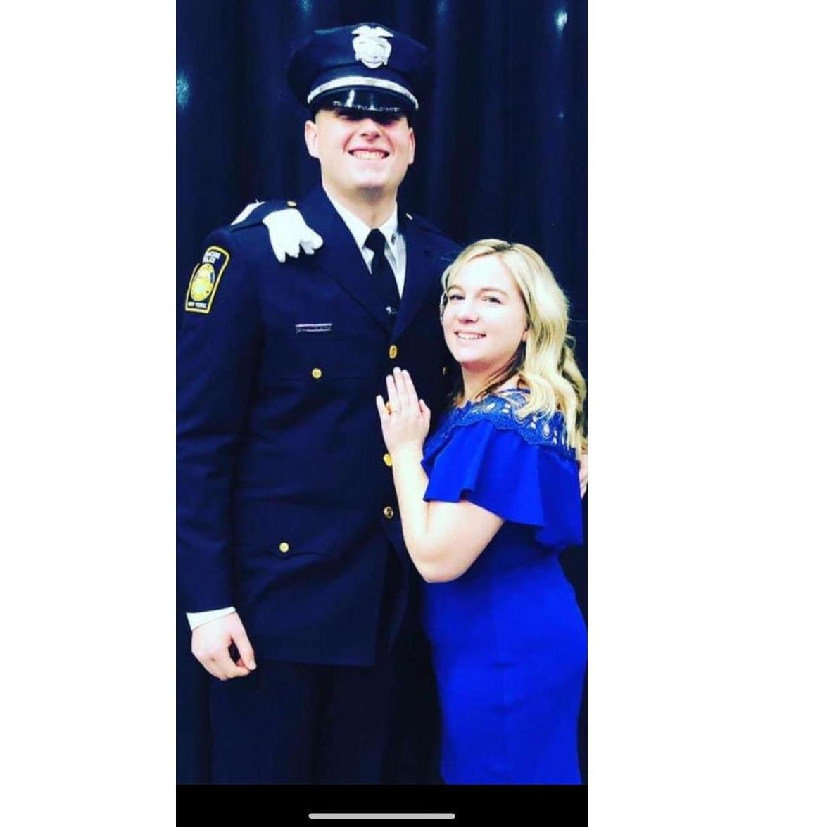 Syracuse Police Graduation and proposal!