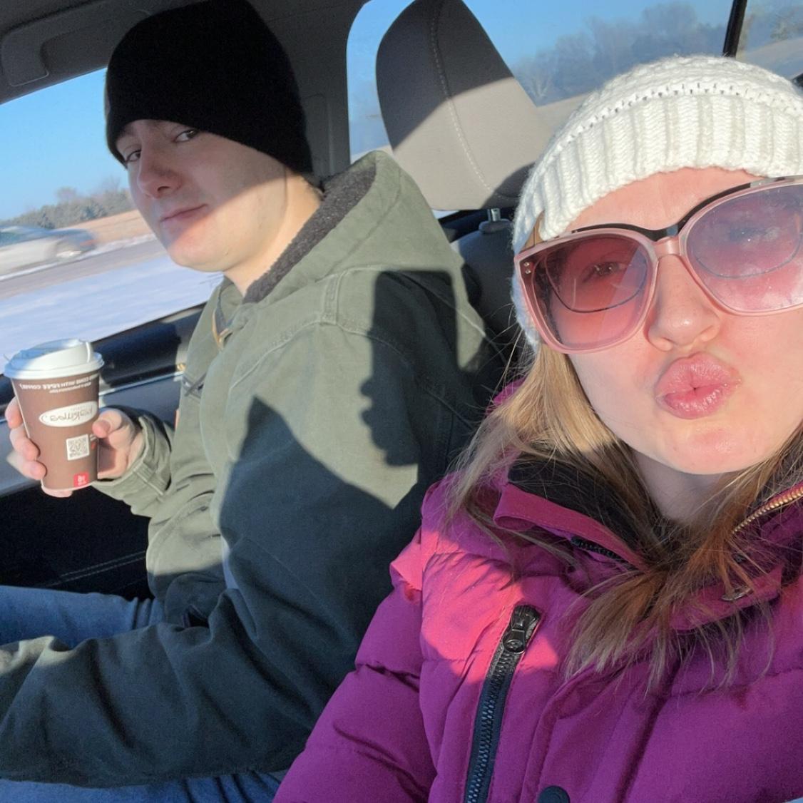 Always the passenger princess on roadtrips