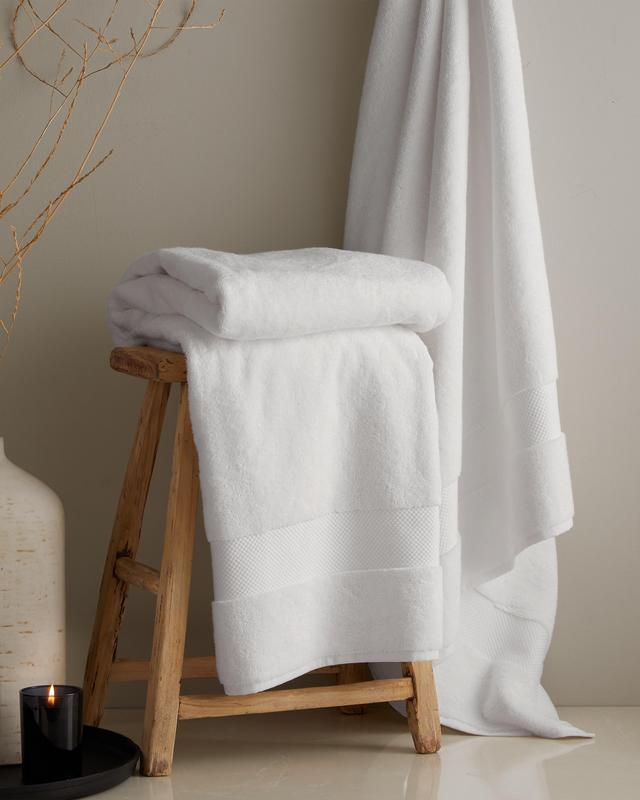Turkish Ultra Plush Bath Sheet Bundle in White