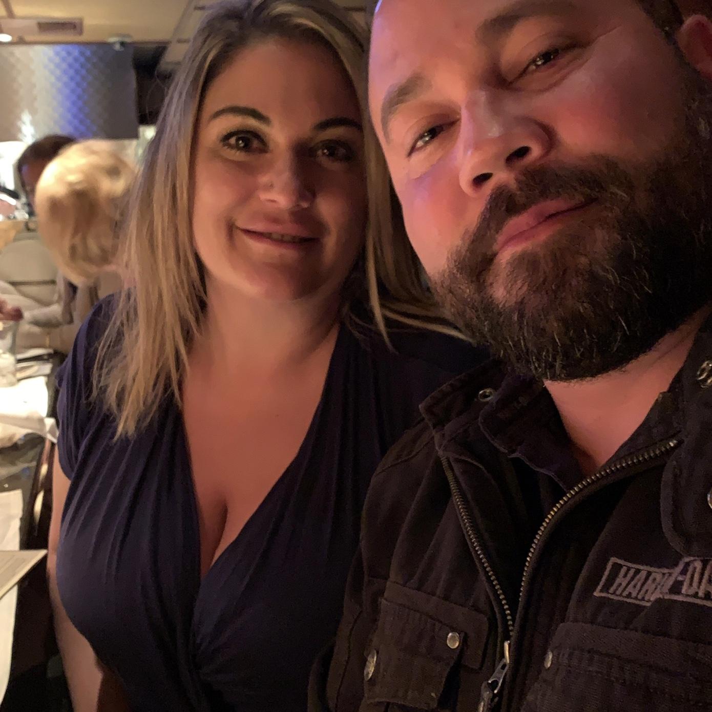 Our first photo together. This was our second date.