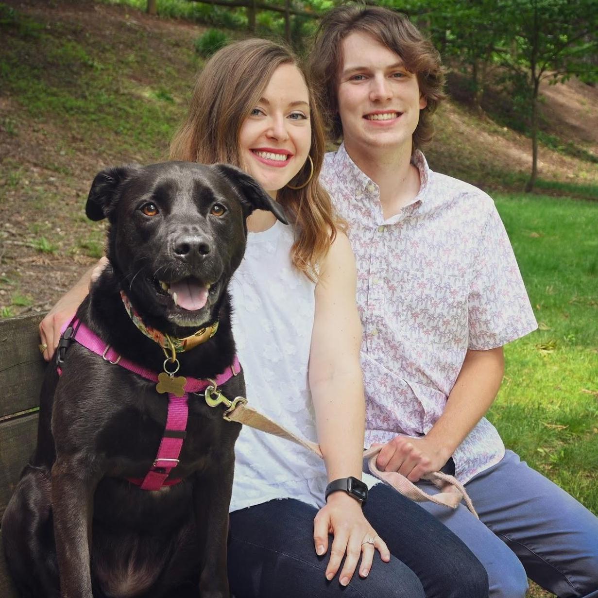 Our engagement which was disguised as pet portraits for Mimi!