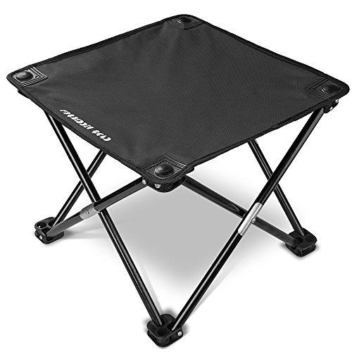Forbidden Road Camping Stool Folding Chairs Outdoor Fold Up Chairs Four Legs Portable Collapsible Chair for Hiking Fishing Travelling Outdoor Stool Lightweight Sturdy Chair