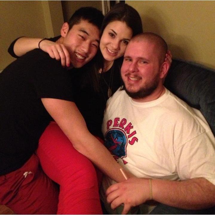 Brandon, Gretchen and Ben at Stinson House.