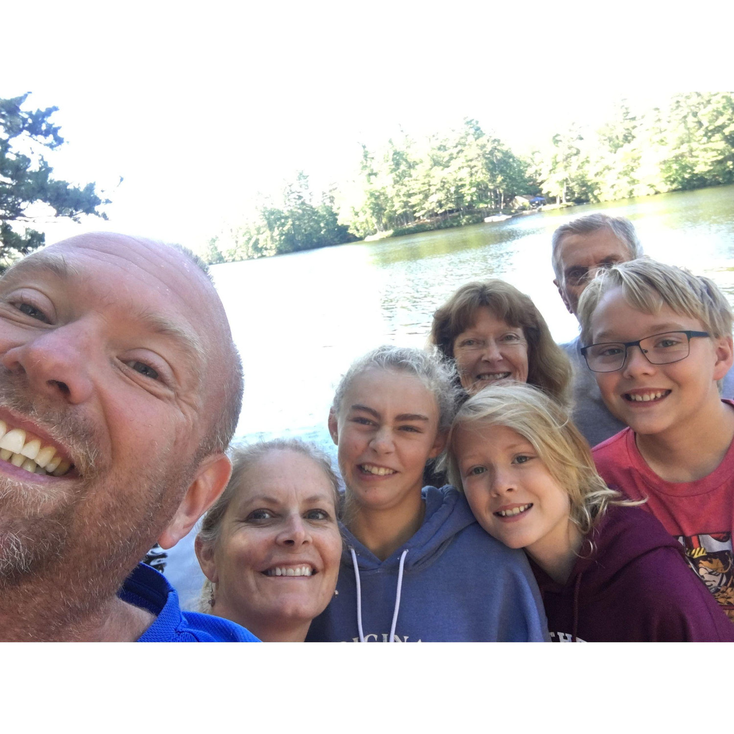 2017 visiting Ed's dad and sister in New Hampshire