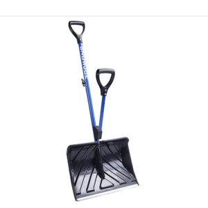 Snow Joe Snow Shovel with 18-Inch Blade and Assist Handle, 3.5 Lbs - Heavy-Duty Lightweight Shoveling Tool for Ice Removal, Shovelution SJ-SHLV01