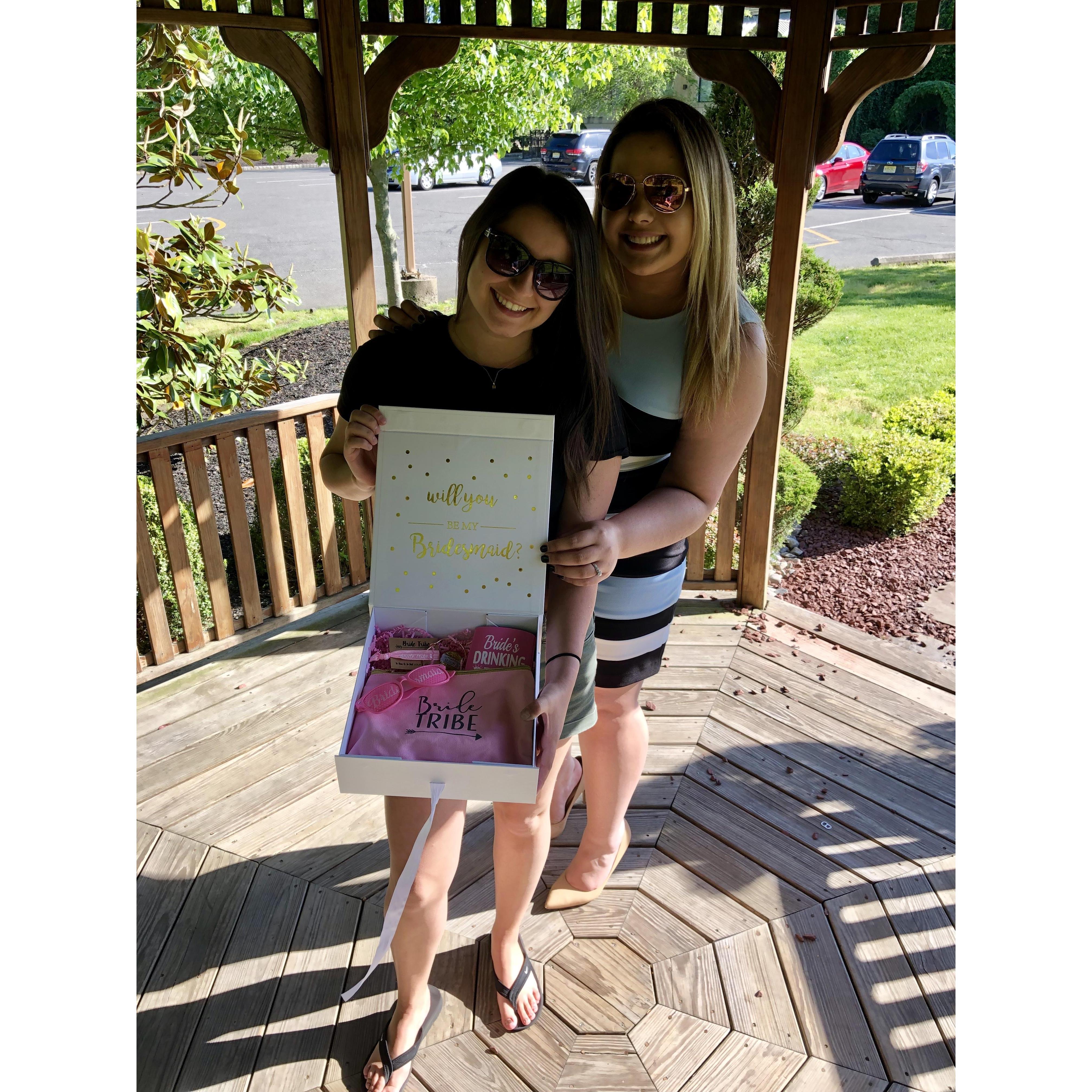 So happy my college next door neighbor became my best friend and now my bridesmaid 💗