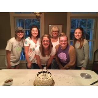 Hollydale small group celebrating us!