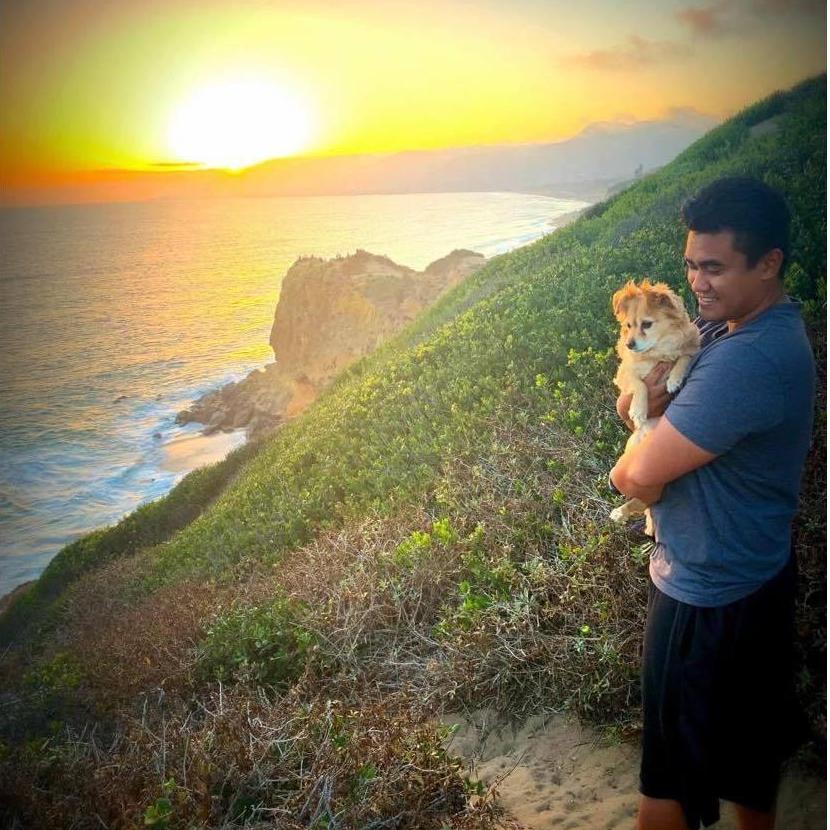 Jake and his baby boy Louie