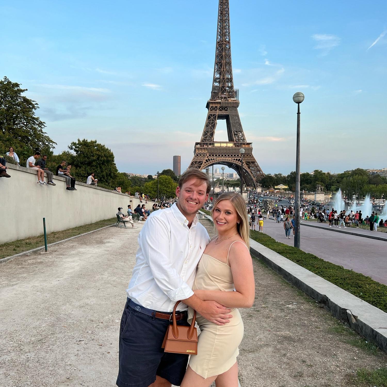 Keegan's first time in Paris!