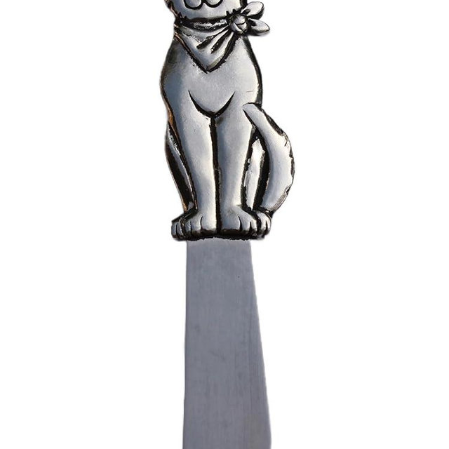 Basic Spirit Butter Spreader Knife - Dog - Soft Cheese Paté Kitchen Gadgets, Home Decorative Gift for Pet Animal Lover