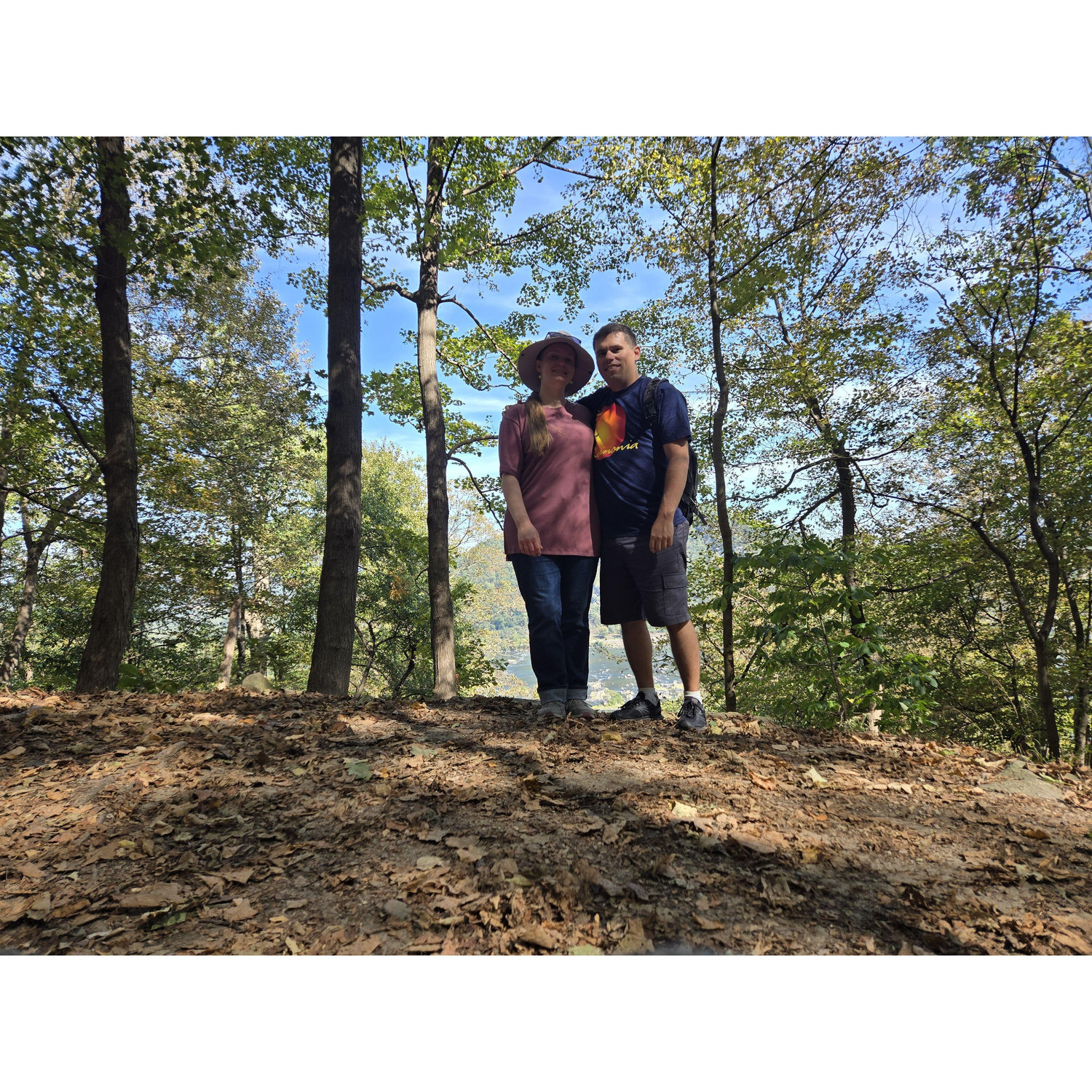 We go hiking along the Pennsylvania hills frequently
