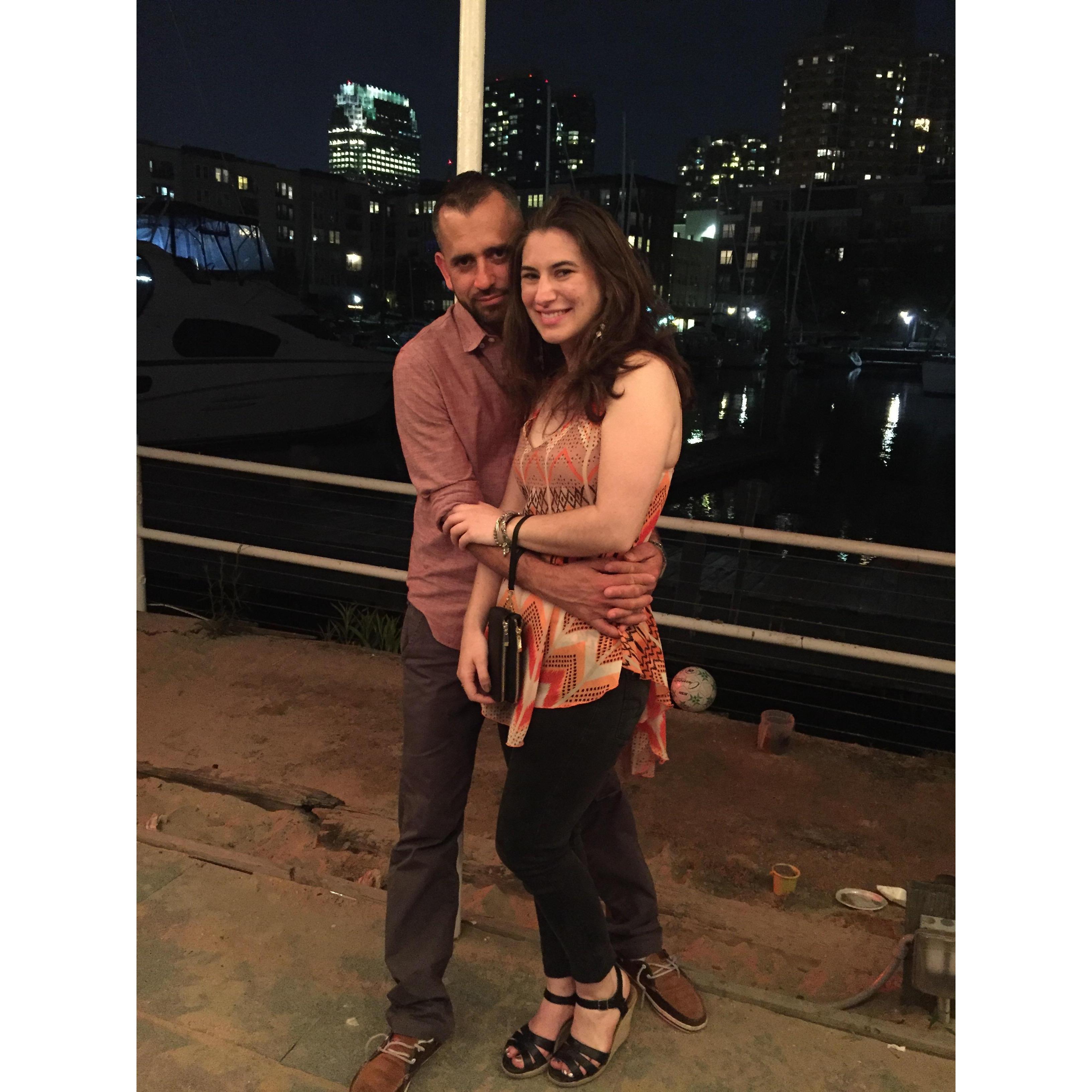 Celebrating a friend's birthday in Jersey City
6-10-2017