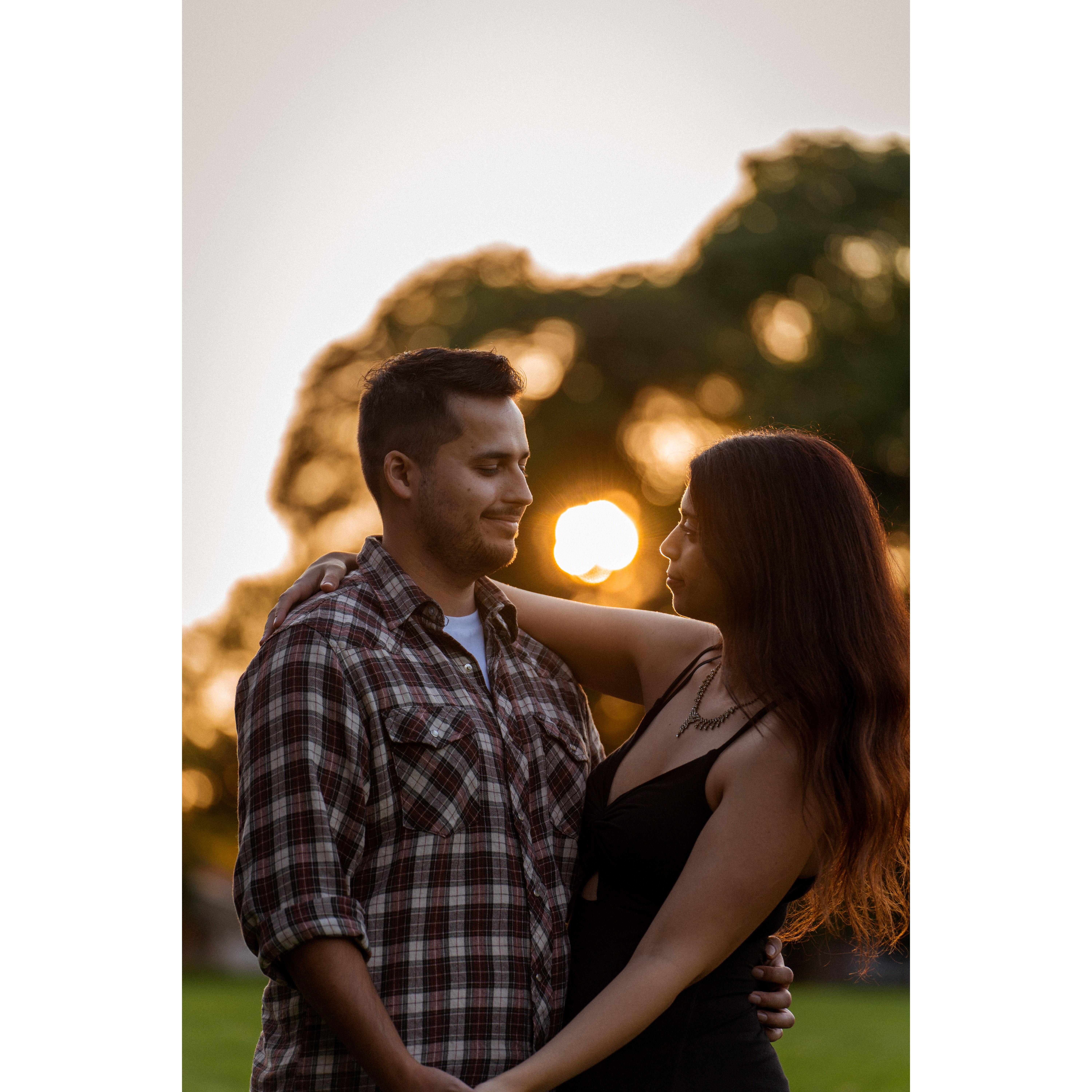 Photo from the proposal - taken by Amber's brother in law Kuldeep Gainda