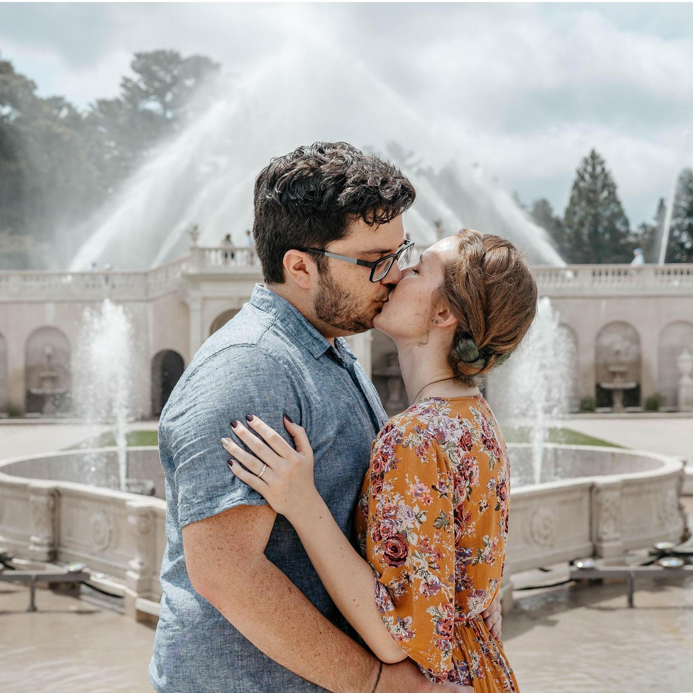 We had our dreamy engagement pictures done at Longwood Gardens.