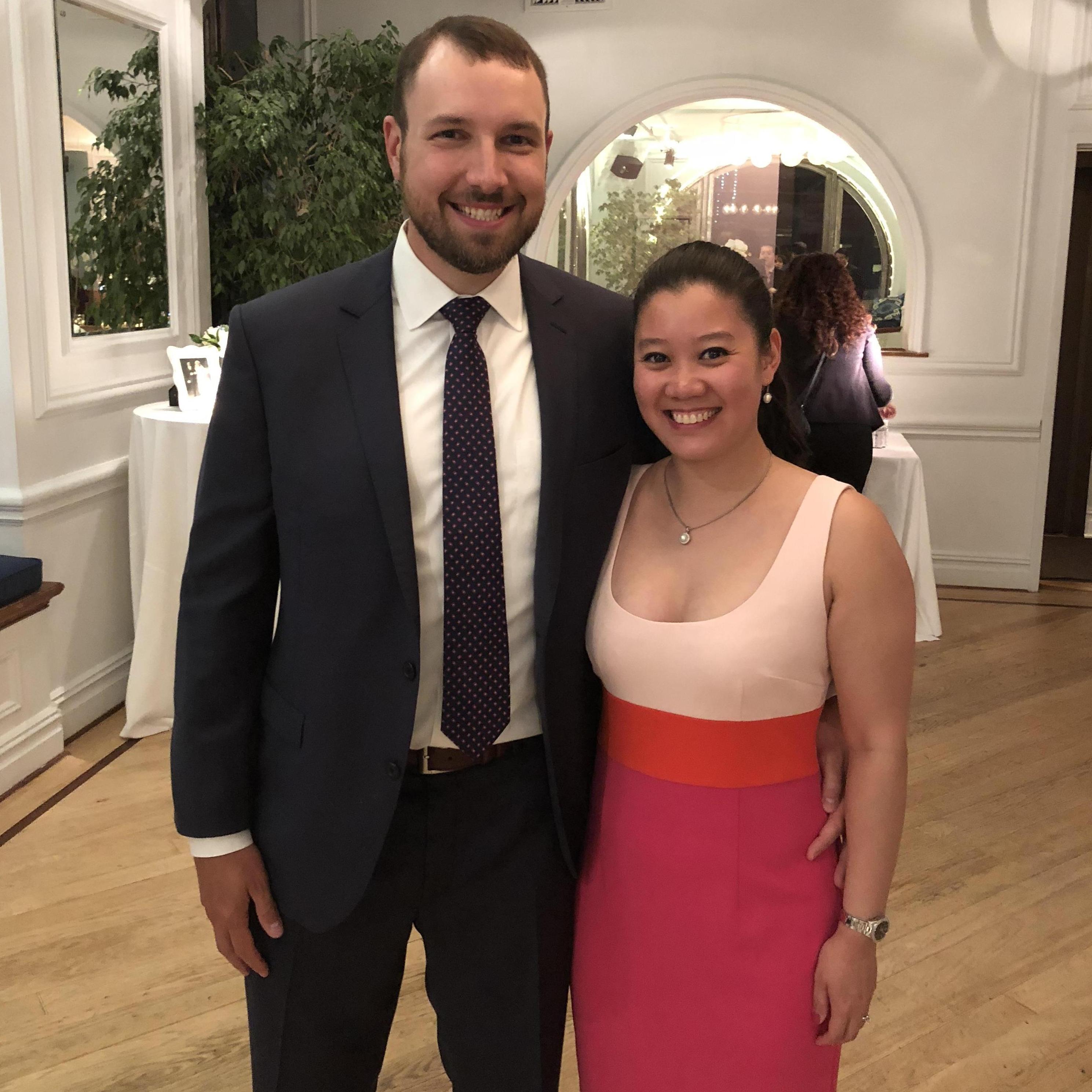 At Tarun and Kasey's wedding at Manhattan Penthouse in June 2018