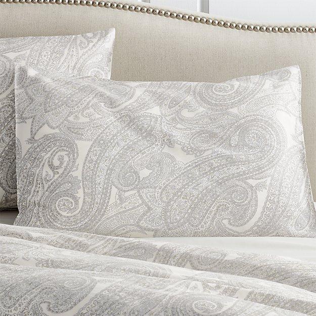 Mariella Standard Cream-Grey Pillow Sham