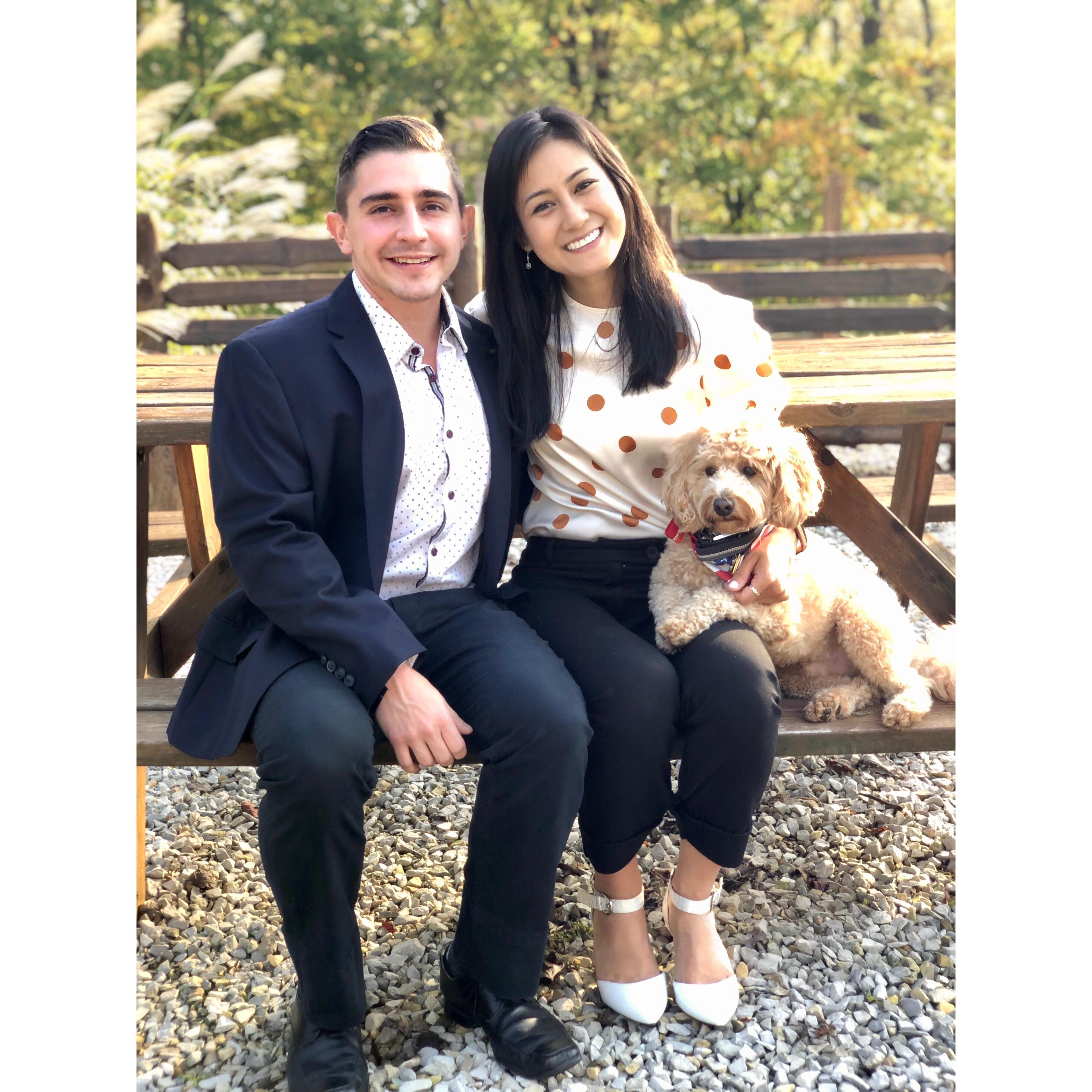 Right before Jorge popped the big question!