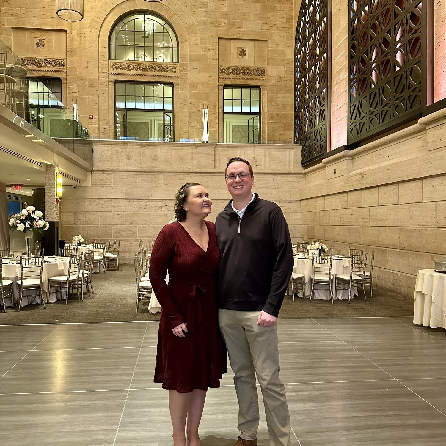 October 2025
The day we won the wedding!!! The best day of our lives (so far!) at Union Trust, our wedding venue!