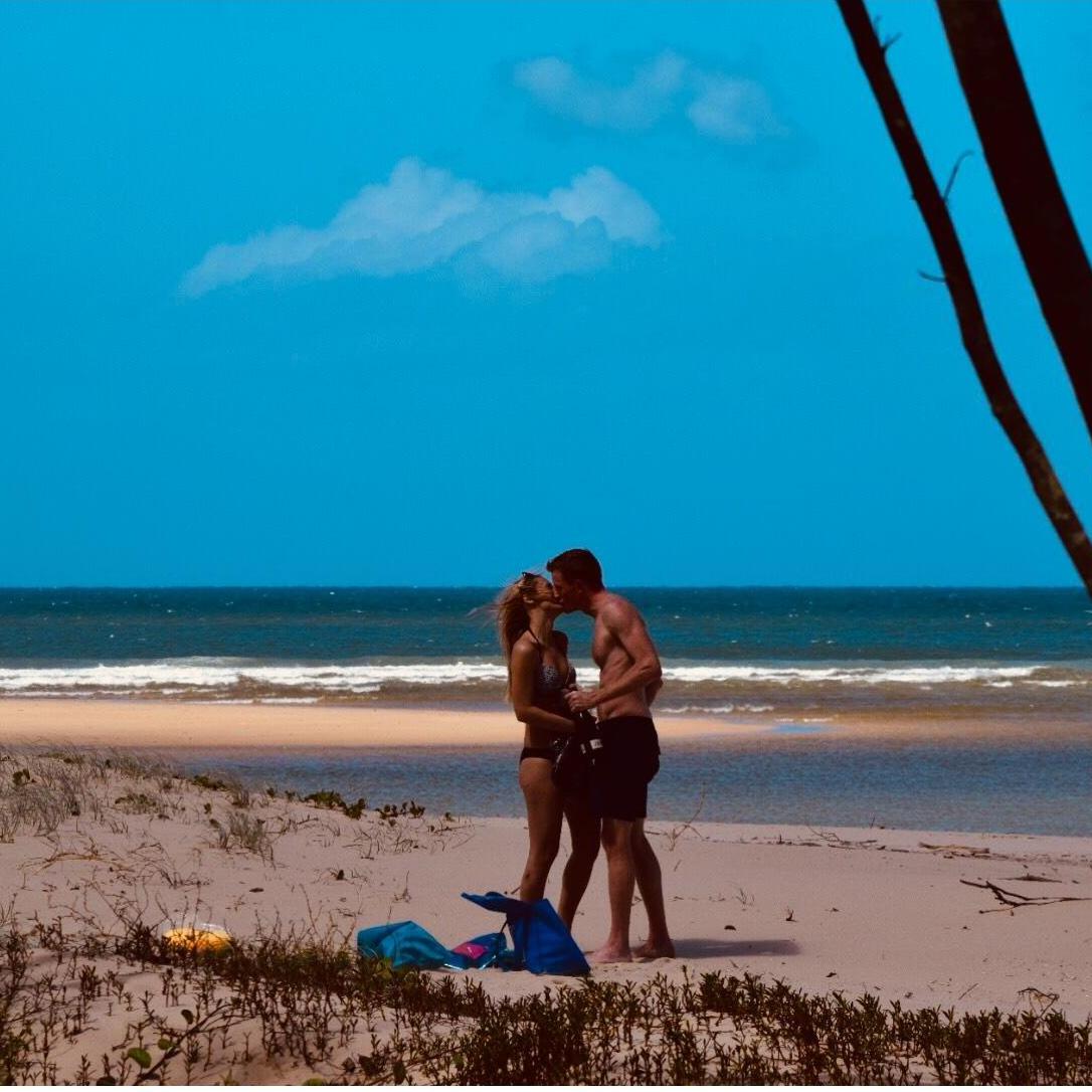 The moment we got engaged in beautiful Noosa Heads, Australia!