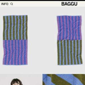 Bath Towel Cabana Stripe Mix - Baggu