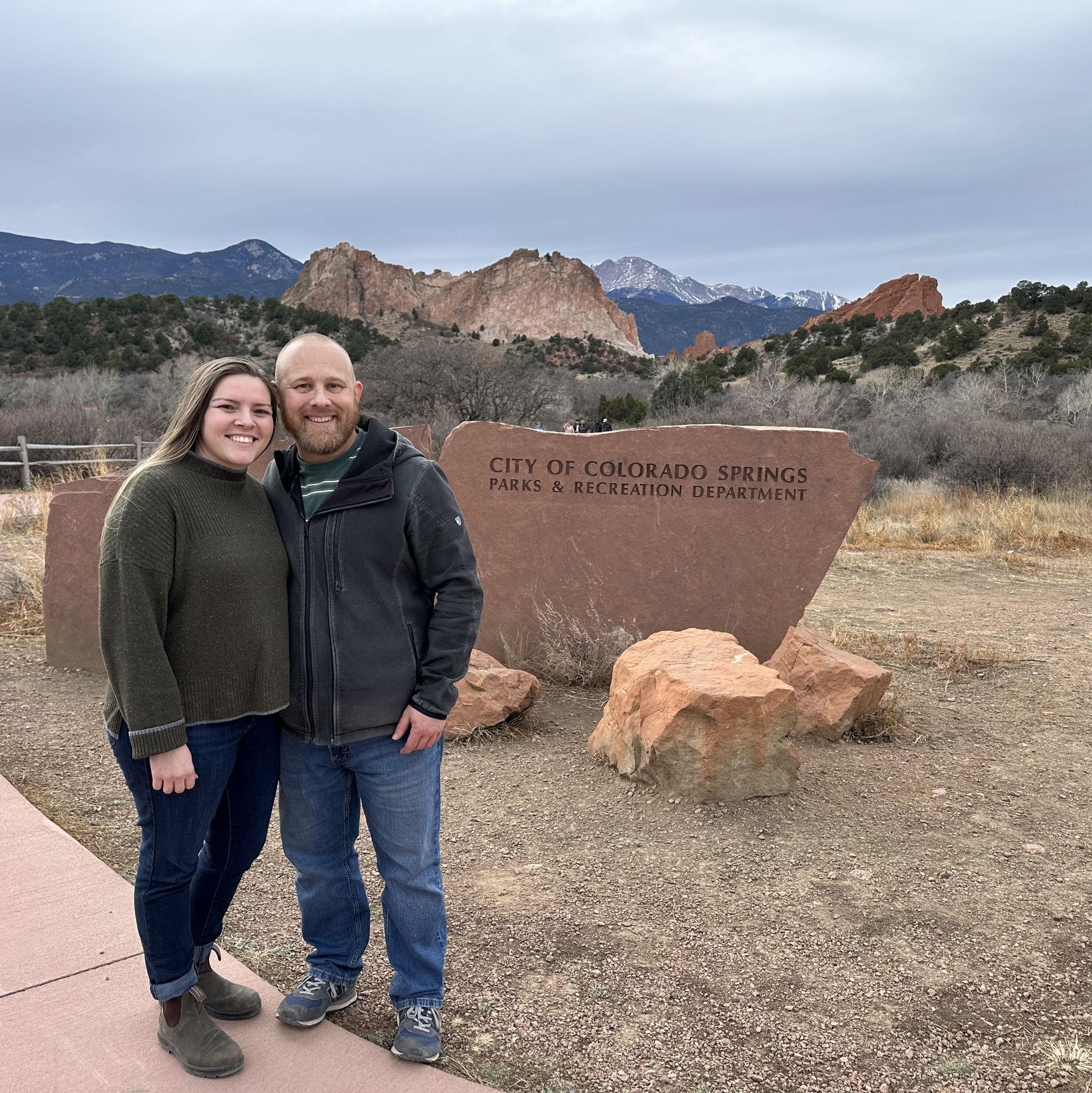 Explored Garden of the Gods during Emily's trip to meet Aaron's Colorado friends and family