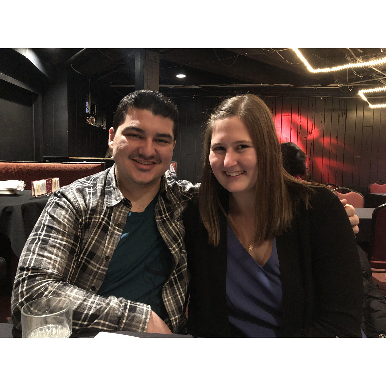 Stevie Ray's Comedy Cabaret date night with Raina and Damon