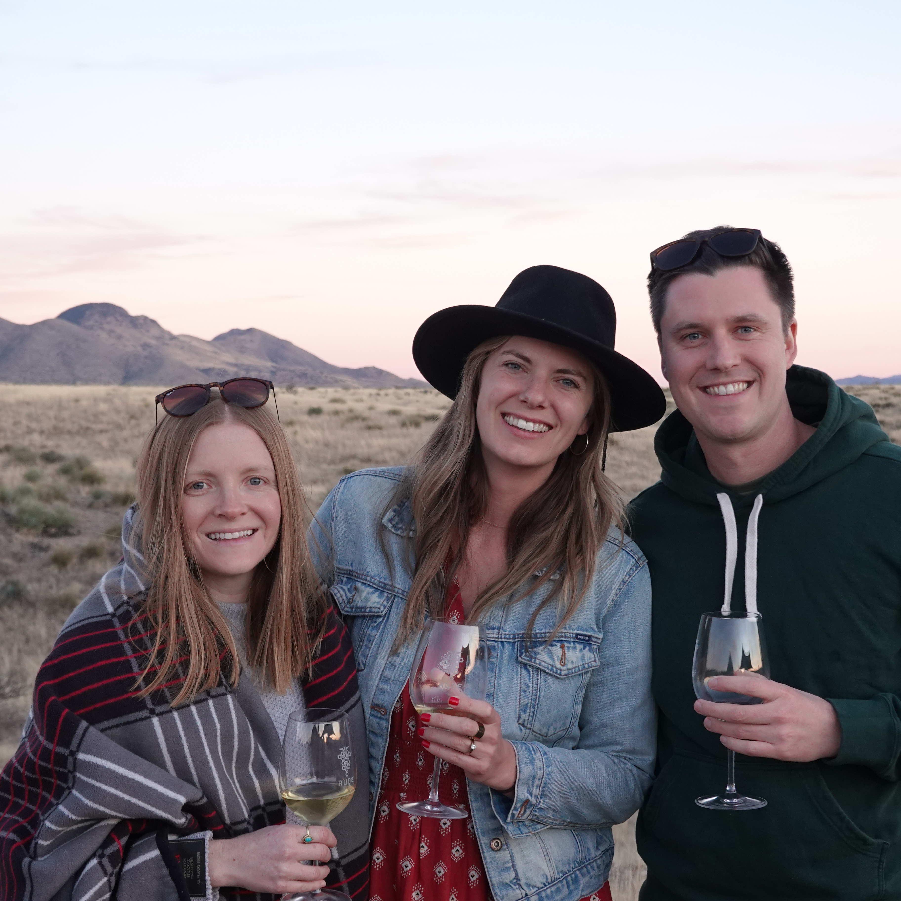Wine tasting with our dear friend Colleen. Sonoita, Arizona. 2022.