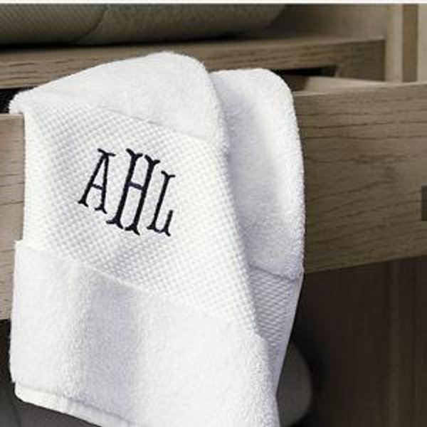 White Large Frontgate Resort Collection Bath Towels